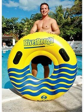 Swimline Solstice RiverRough 48" Inflatable Heavy Duty Tube Floating NEW